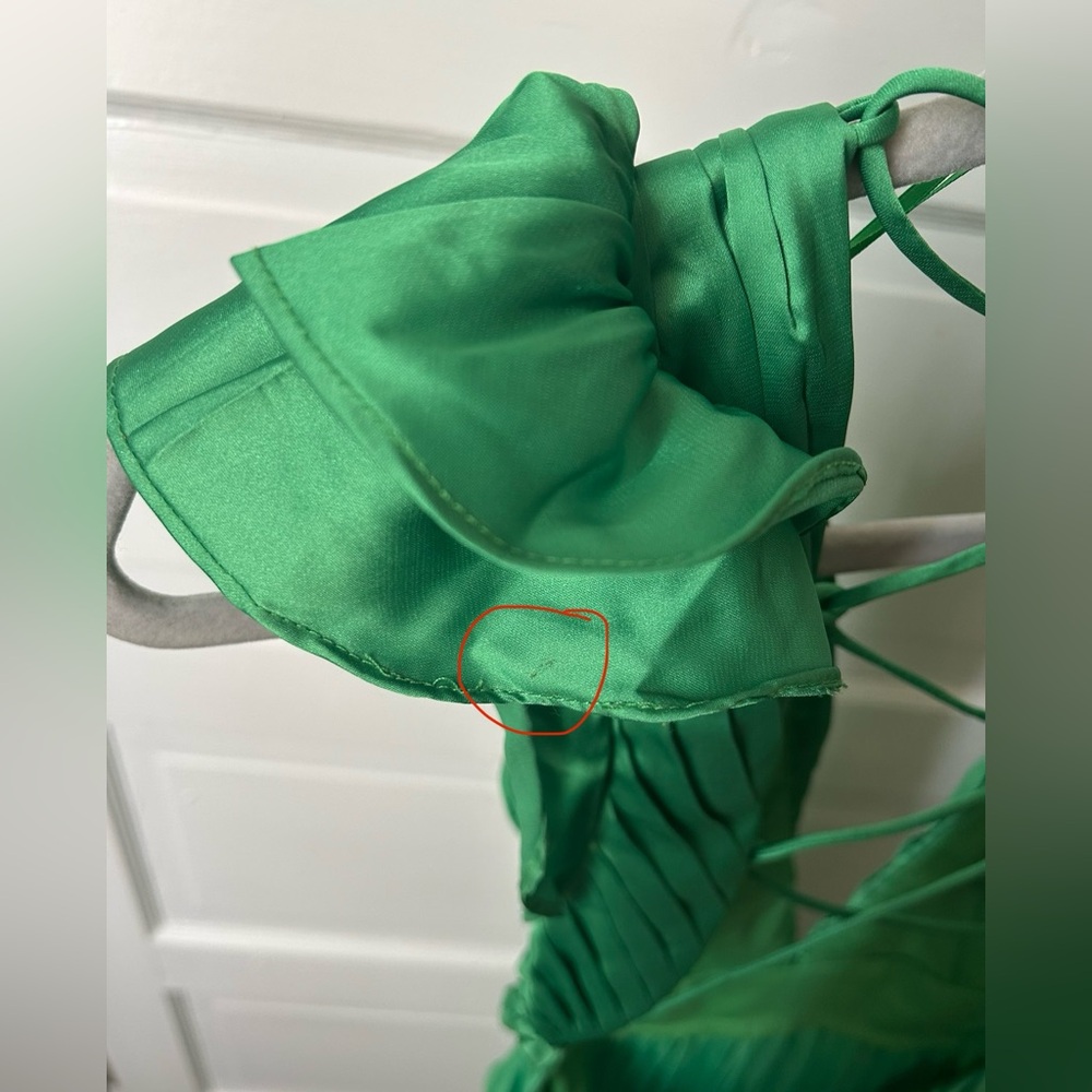 Fashion Nova Ariana Pleated Maxi Dress - Vibrant Green | S - Picture 12 of 13